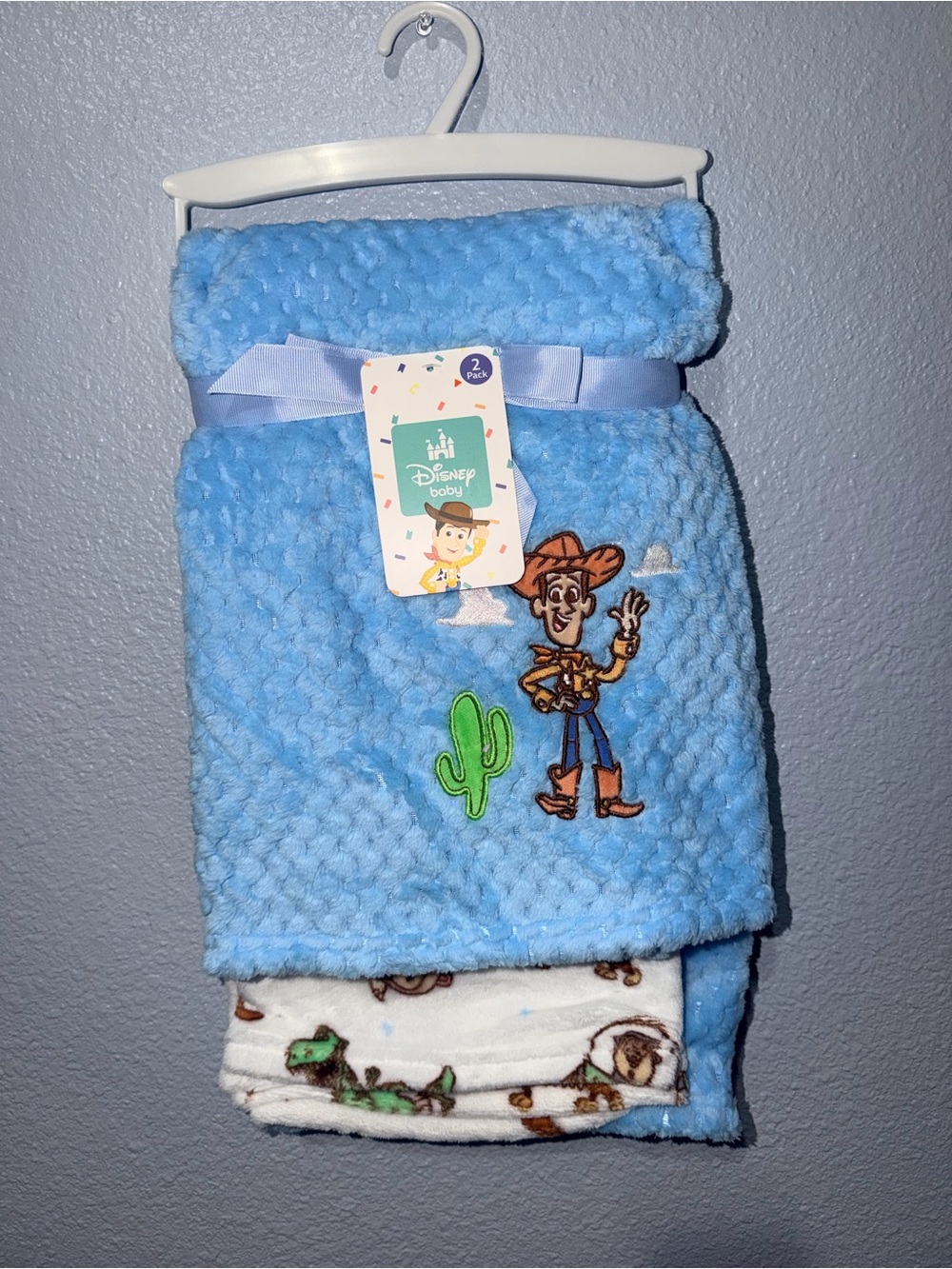 Baby Toy Story Character Plush Throw Blanket